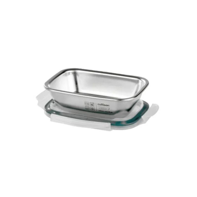 Nerezová obdelníková dóza Cuitisan 300ml