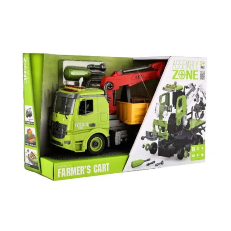 Stavební auto šroubovací se světlem a zvukem, 36x22x13cm