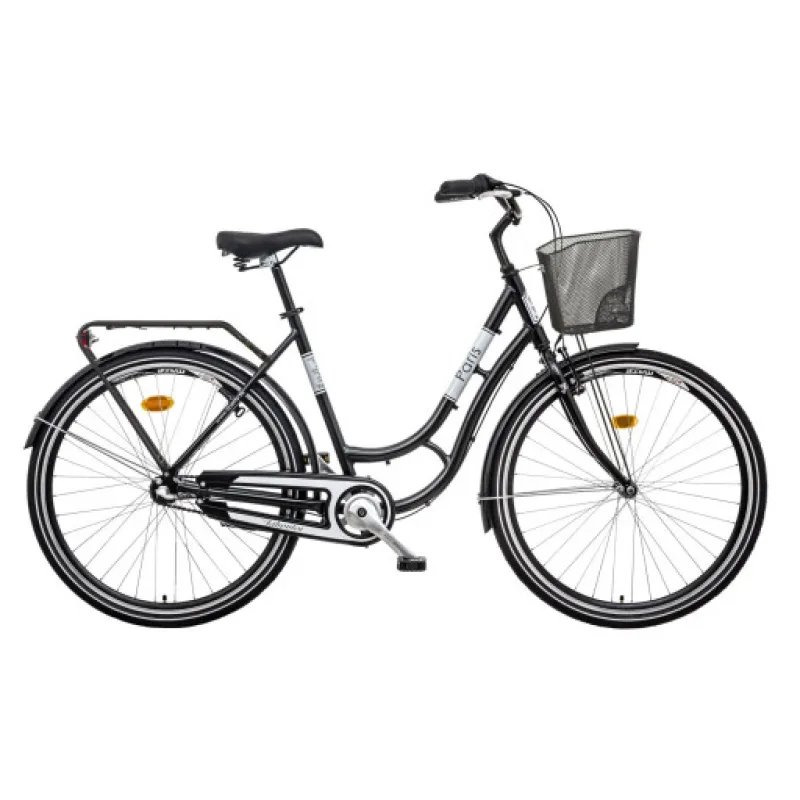 Liberty Městské jízdní kolo Paris 3spd. 28" 2026 černé
