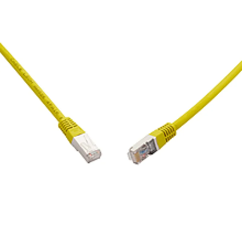 SOLARIX 10G patch kabel CAT6A SFTP LSOH 0,5m,žlutý 28840059
