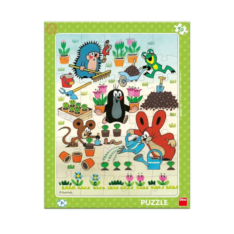Dino KRTEK GARDENER 40 doskové puzzle