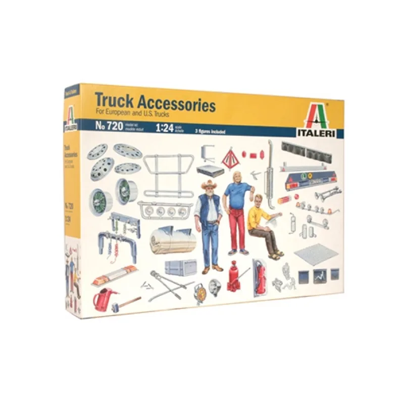 Italeri Model Kit doplnky 0720 - TRUCK ACCESSORIES (1:24)