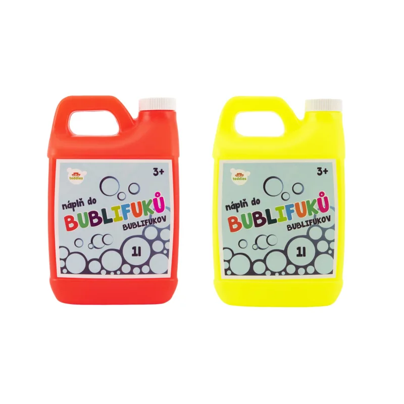 Teddies Náplň do bublifuku 1 liter 2 farby v kanistri