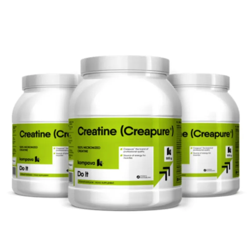 Kompava Kreatin Creapure Creapure 3x500g