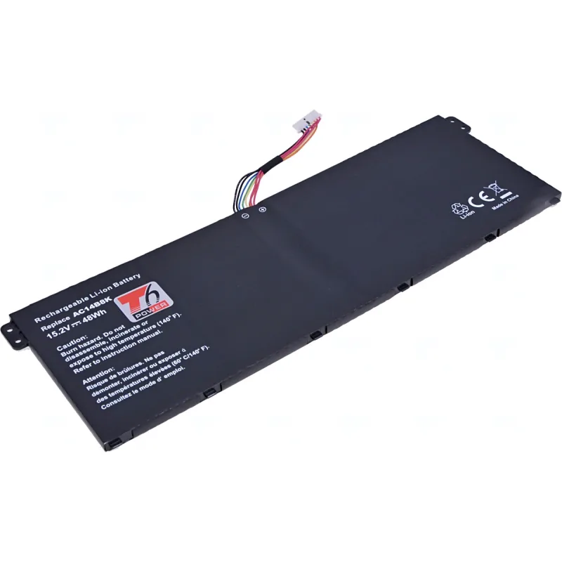 Baterie T6 Power pro Acer Aspire ES1-311, ES1-511, E5-571, E5-731, 3150mAh, 48Wh, 4cell, Li-ion NBAC0080