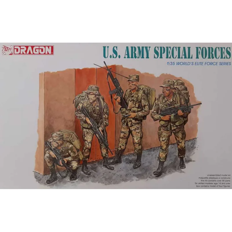 Dragon Model Kit figúrky 3024 - US ARMY SPECIAL FORCES (1:35)