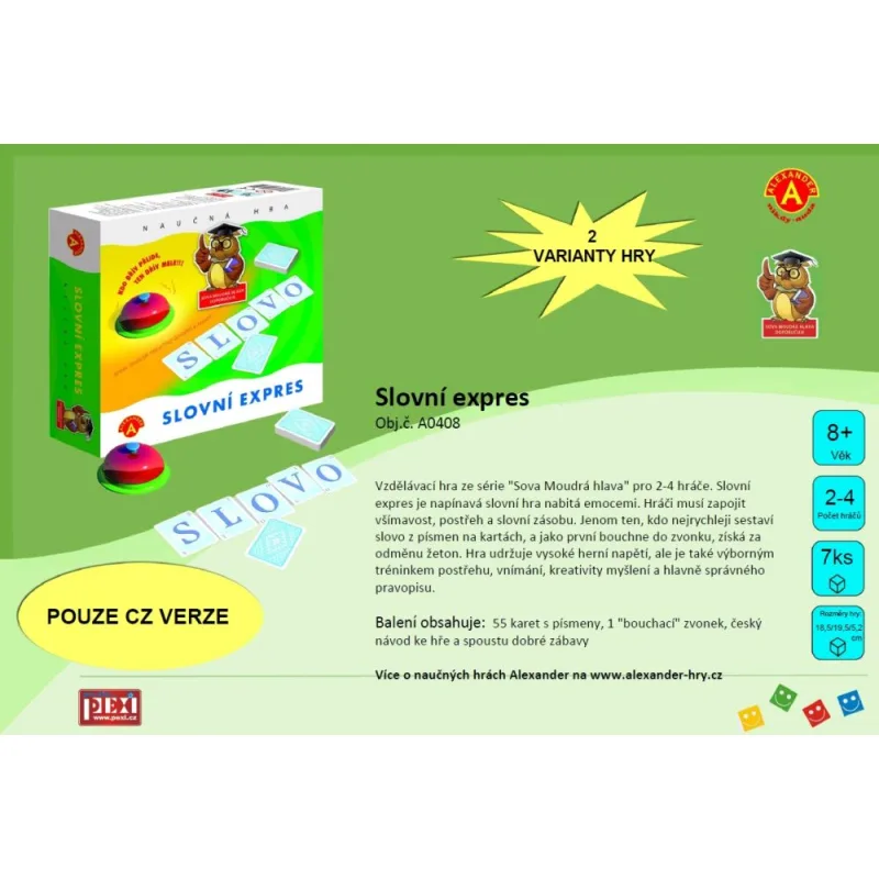 PEXI Alexander - Word Express, hra