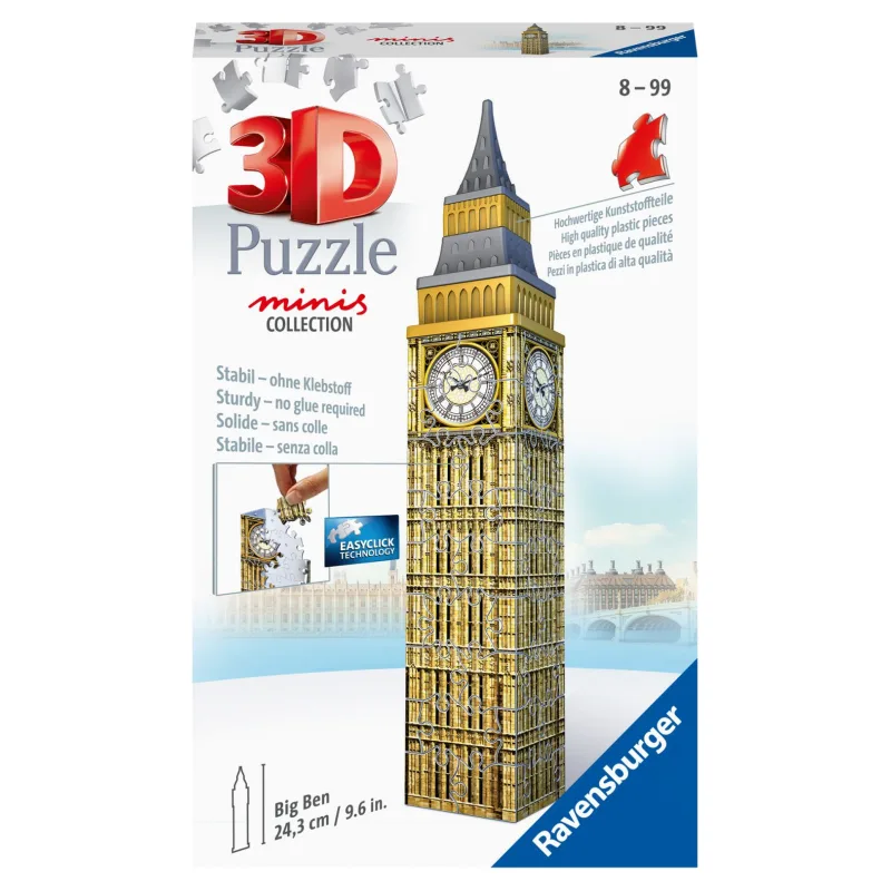 Ravensburger Mini stavebnica - Big Ben 54 dielikov