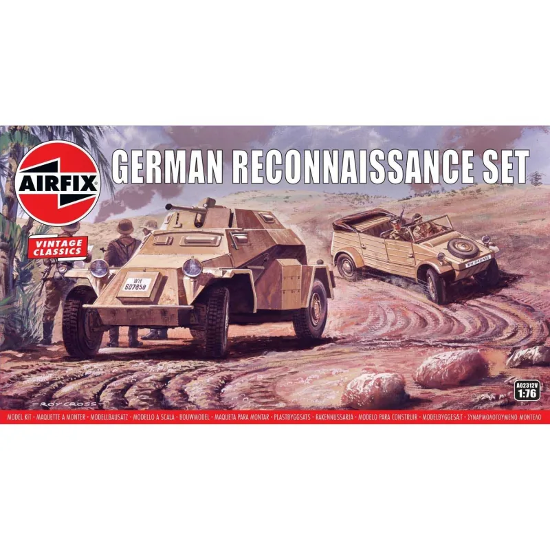 Airfix Classic Kit VINTAGE military A02312V - German Reconnaissance Set (1:76)