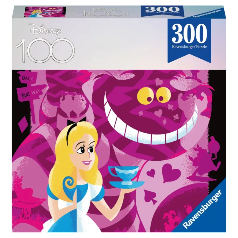 Ravensburger Disney 100 rokov: Alica v krajine zázrakov 300 kusov