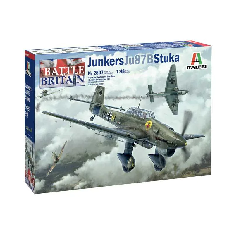 Italeri Model Kit lietadlo 2807 - Ju-87B Stuka - Battle of Britain 80th Anniversary (1:48)
