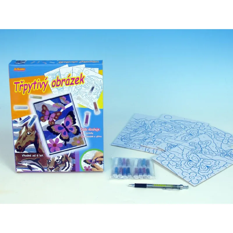 SMT Creatoys Trblietavý obrázok 4 ks v krabici 22x26x4cm
