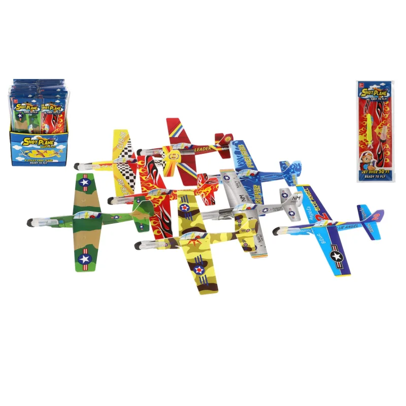 Teddies Lietadlo hádzacie penové 18cm mix druhov