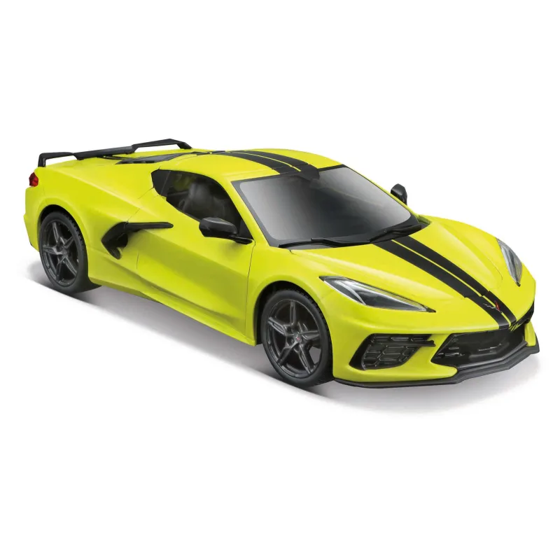 Maisto - 2020 Chevrolet Corvette Stingray Coupe Z51, žltá, 1:24