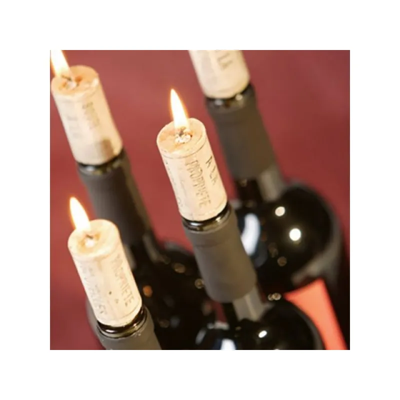 Svíčky vínové zátky 4 ks