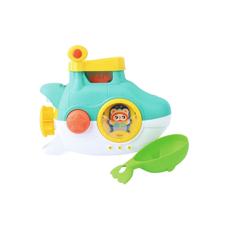 Teddies Ponorka do vane plast 23cm na prísavky s lopatkou v krabici 27x21x12cm 12m+