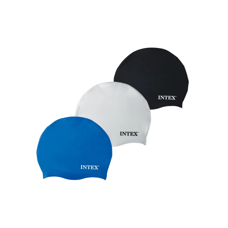 Intex Kúpacia čiapka silikónová 3 farby v krabičke 7x14,5x2,5cm 8+