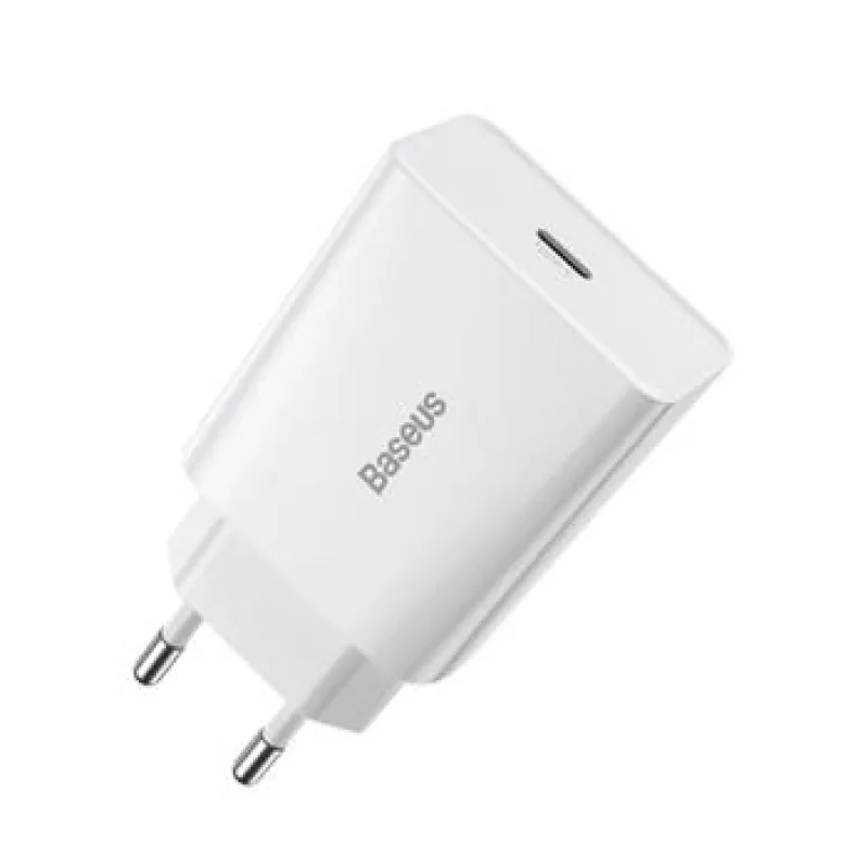 NONAME Baseus CCFS-SN02 Speed Mini Nabíječka USB-C 20W White 6953156201705