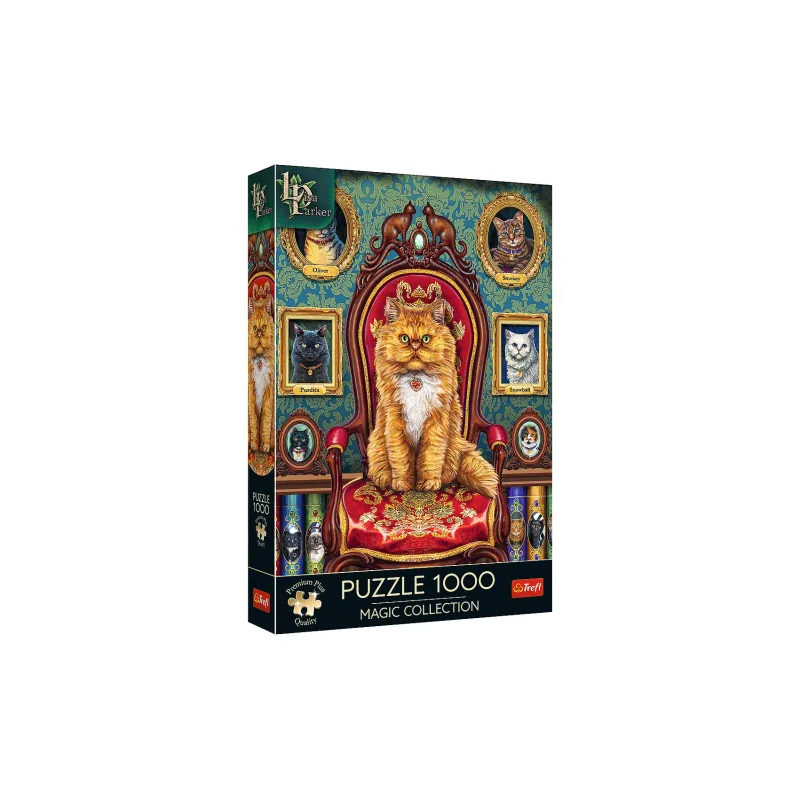 Trefl Puzzle Magic Collection: Šialené mačky 1000 dielikov 48x68,3cm v krabici 27x40x6cm