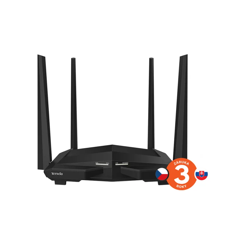 Tenda AC10 WiFi AC Router 1200Mb/s, 1x GWAN, 3x GLAN, VPN server/klient, WISP, Universal Repeater 75011820