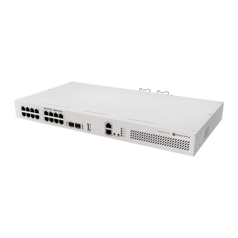 MikroTik CRS418-8P-8G-2S+RM, Cloud Router Switch CRS418-8P-8G-2S+RM