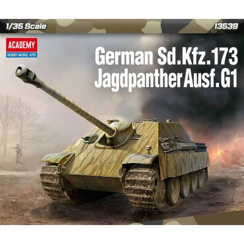 Academy Model Kit tank 13539 - Nemecký Sd.kfz.173 Jagdpanther Ausf.G1 (1:35)