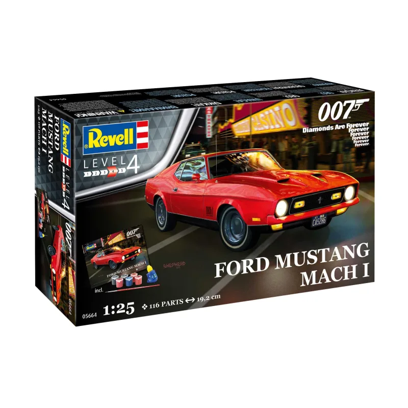Revell Gift-Set James Bond 05664 - "Diamanty sú večné" Ford Mustang I (1:25)