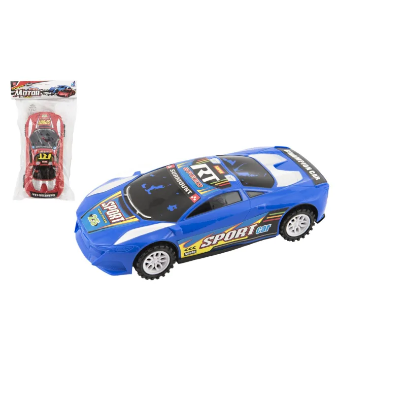 Teddies Auto závodné plast 20cm na zotrvačník 2 farby