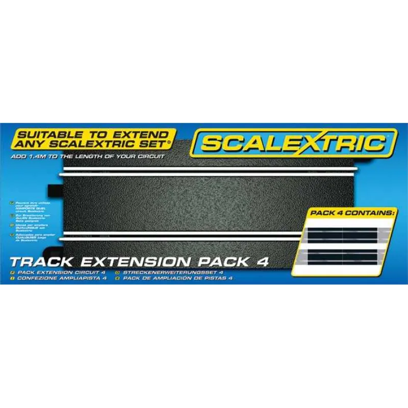 Scalextric Rozšírenie trate SCALEXTRIC C8526 - Track Extension Pack 4 - Rovinky