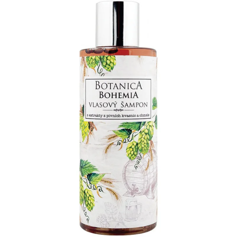 Botanica Bohemia Vlasový šampon 200 ml - s extrakty z pivních kvasnic a chmele