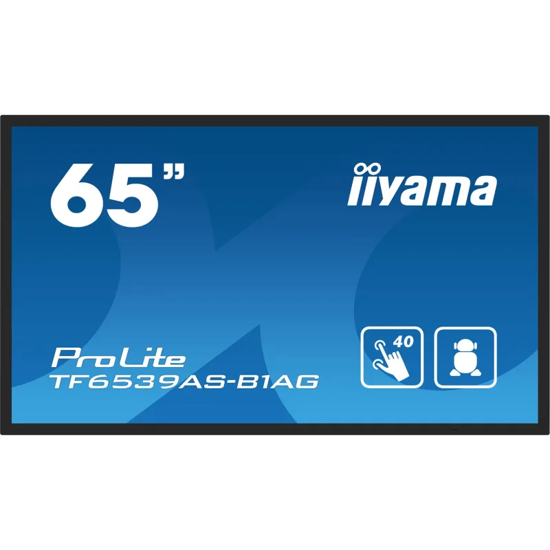 65" iiyama TF6539AS-B1AG:IPS,4K,Android TF6539AS-B1AG