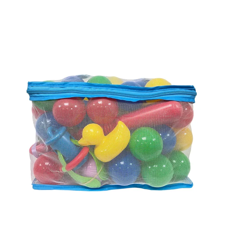 Plastica Plastové loptičky s udicou v PVC taške, 62ks, priemer 6cm