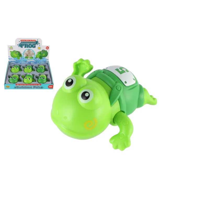 Teddies Žaba naťahovacia do vane plast 10cm