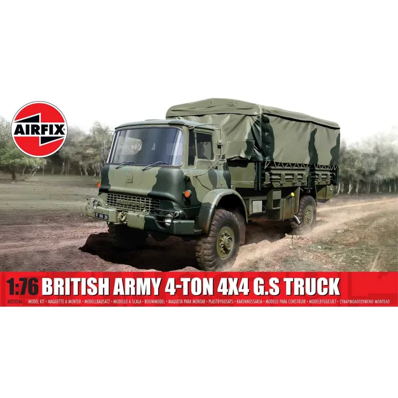 Airfix Classic Kit military A02326A - British Army 4-ton 4 x 4 G.S Truck (1:76)