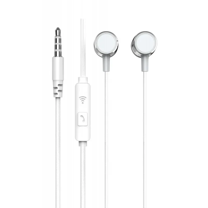 Sluchátka ALIGATOR AE005, Strong Bass, stříbrná AE005SR