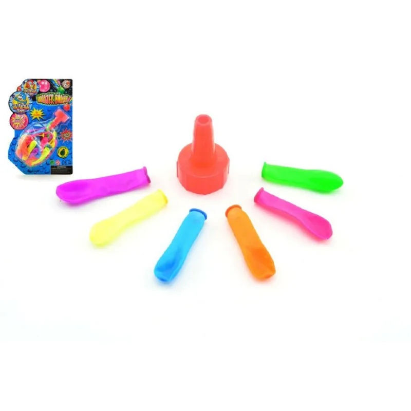 Teddies Vodné bomby 80ks s nadstavcom na kohútik na karte 14x21x4cm