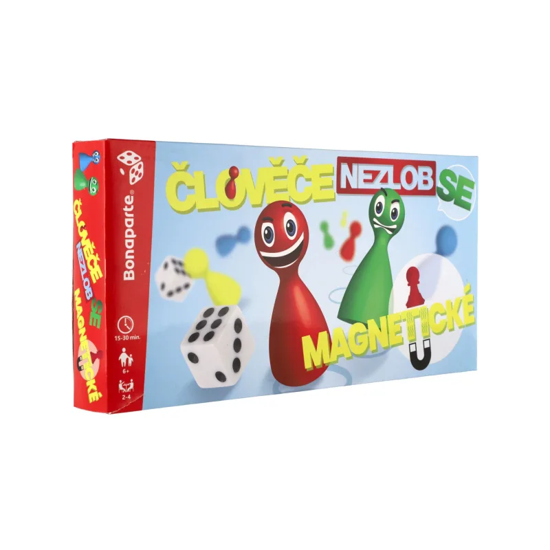 Bonaparte Človeče, nehnevaj sa magnetické plast spoločenská hra v krabičke 32x16x4cm