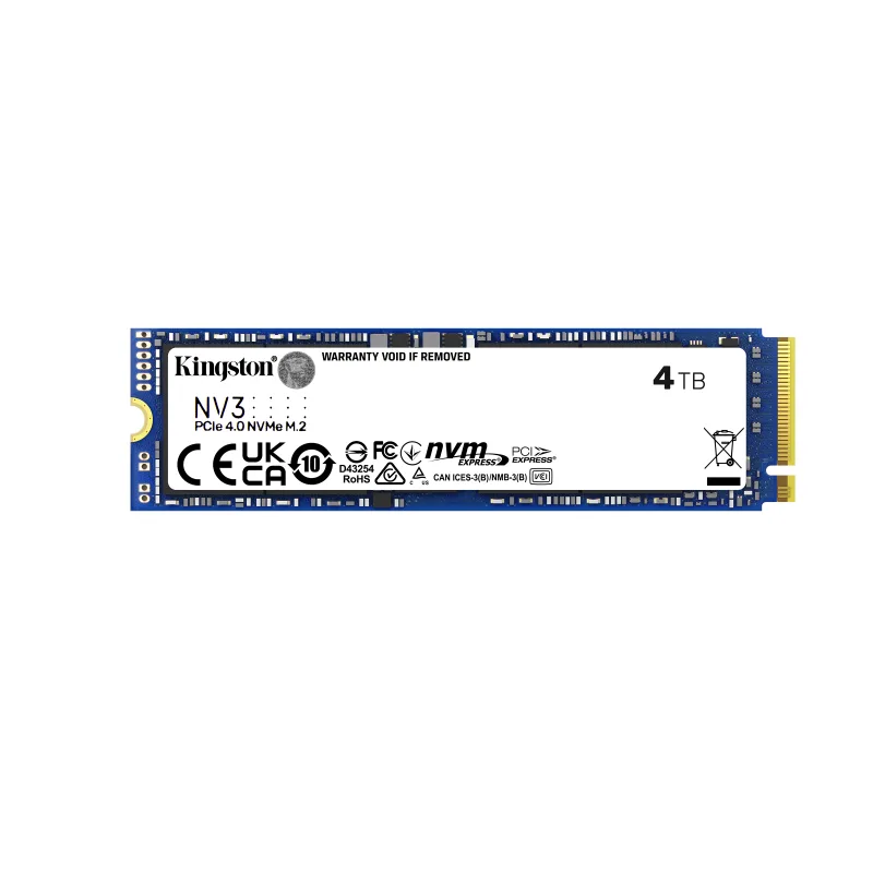 Kingston NV3/4TB/SSD/0/SAS/M.2 NVMe/5R SNV3S/4000G