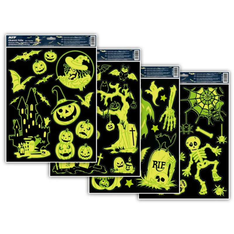 MFP Rappa Okenné fólie halloween svietiace HA002