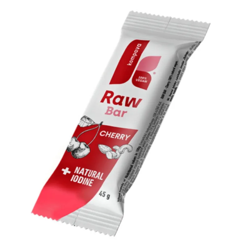 Kompava Raw Bar, Třešeň 45g