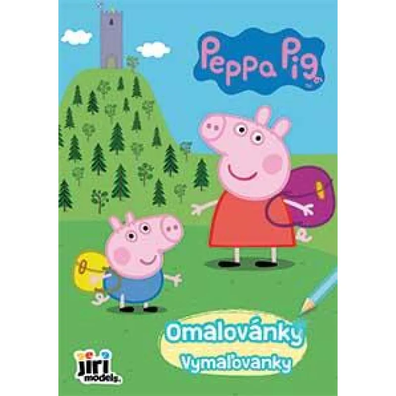 Jiri Models Omalovánka A5 Prasátko Peppa na výletě