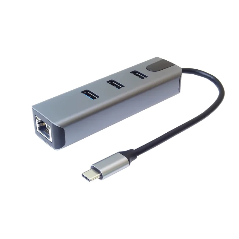ATEN Adapter USB-C na 10/100/1000Mbps + 3xUSB3.2 T99ku31ether05