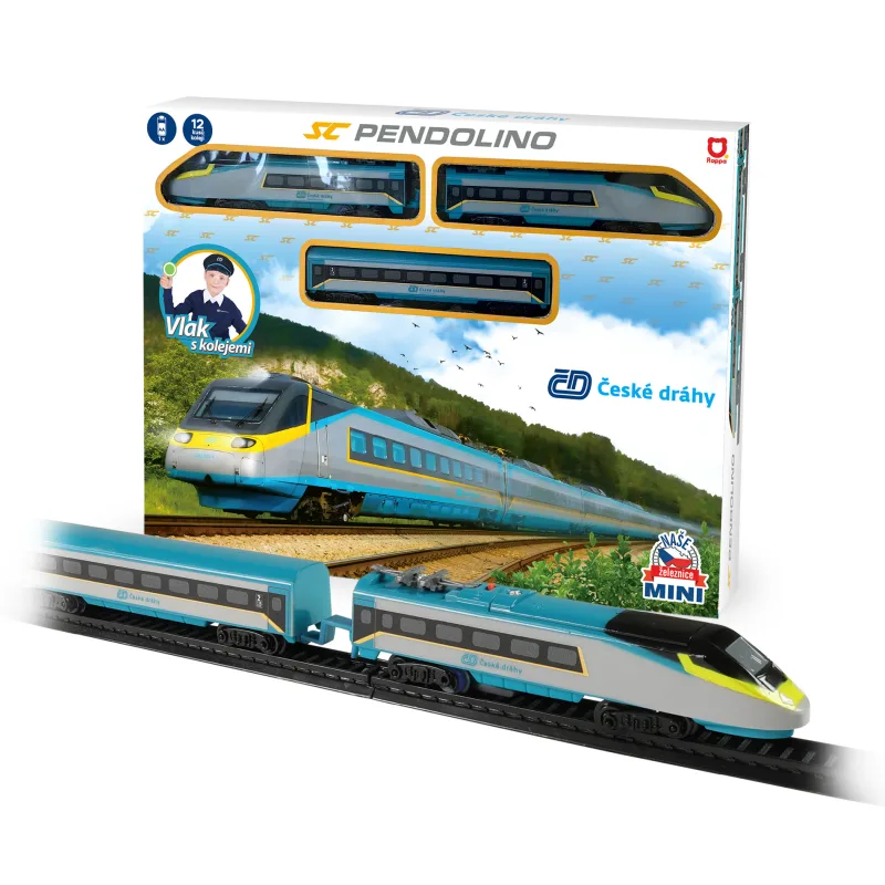 Rappa Vlak Pendolino Naše železnice MINI na baterie