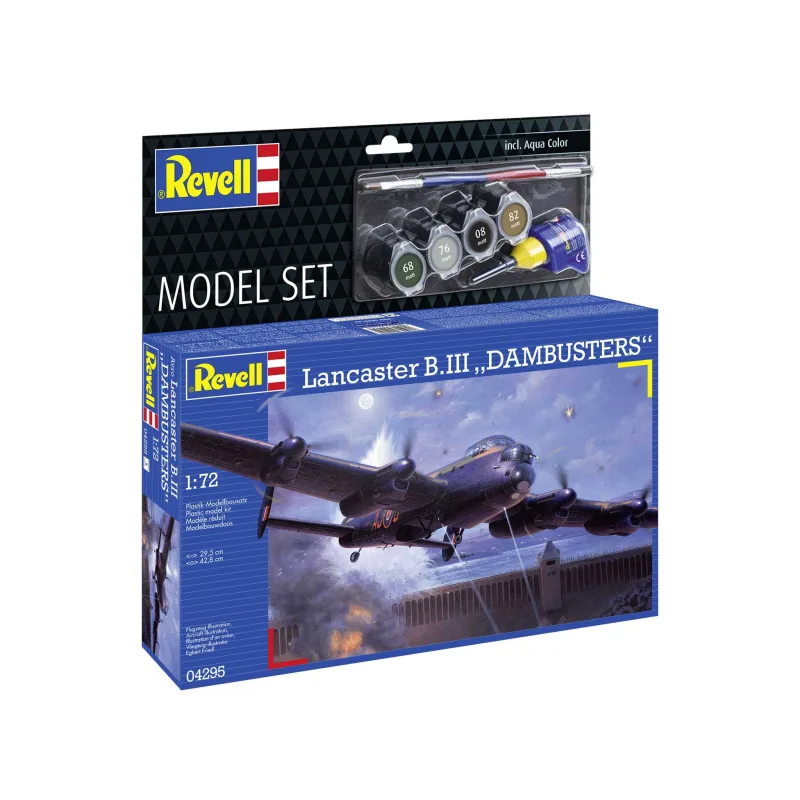 Revell ModelSet lietadlo 64295 - Avro Lancaster B.III "Dambusters" (1:72)