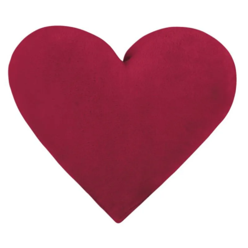 Bellatex polštářek SRDCE vínové - 42x48 cm