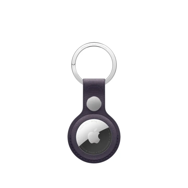APPLE AirTag FineWoven Key Ring - Midnight Purple MGG04ZM/A