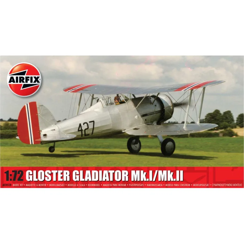 Airfix Classic Kit lietadlo A02052B - Gloster Gladiator Mk.I/Mk.II (1:72)