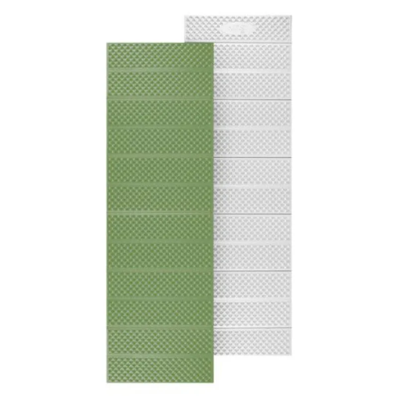 NILS Camp NC1768 Skládací pěnová karimatka s reflexní vrstvou, zelená