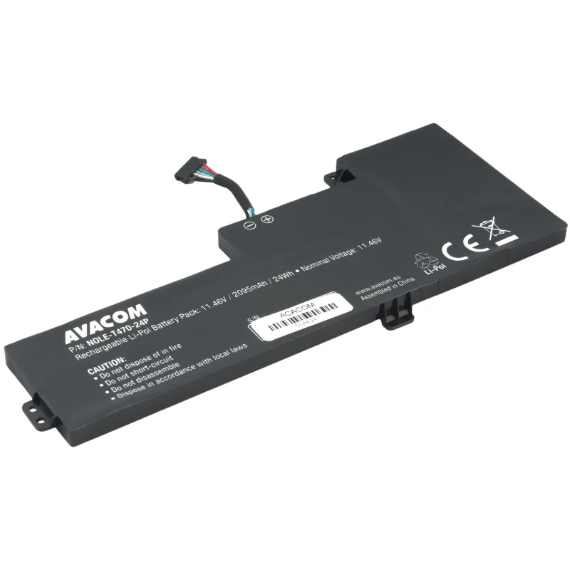 Baterie AVACOM pro Lenovo ThinkPad T470, T480 Li-Pol 11,46V 2095mAh 24Wh NOLE-T470-24P