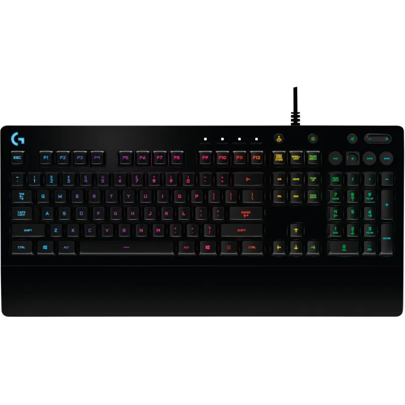 Logitech G213/Drátová USB/US layout/Černá 920-008093